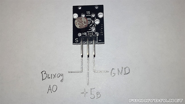 ����������� KY-018 � �������